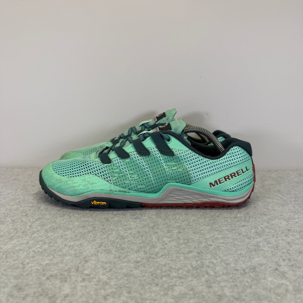 Merrell Trail Glove 5 Womens Shoes Size 9 Mint Green Barefoot Sneakers J066898